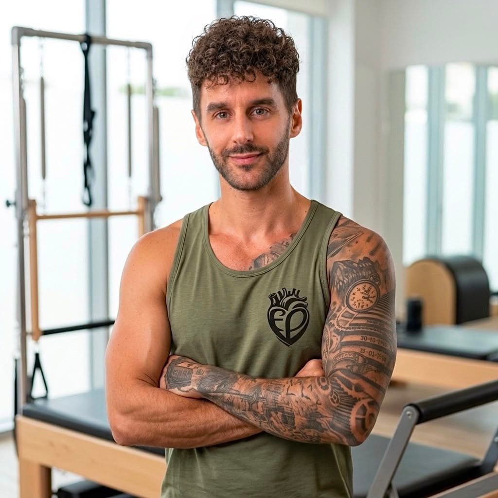 José Manuel, instructor de Escudero Pilates, en el estudio